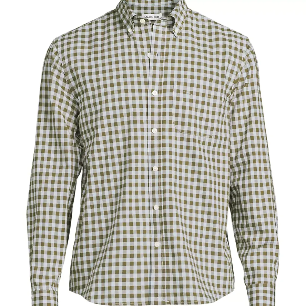 Men's Long Sleeve Poplin Shirt