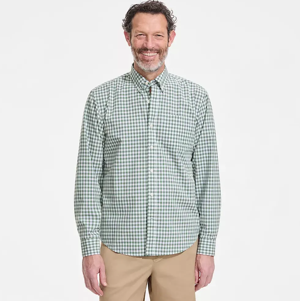 Men's Long Sleeve Poplin Shirt
