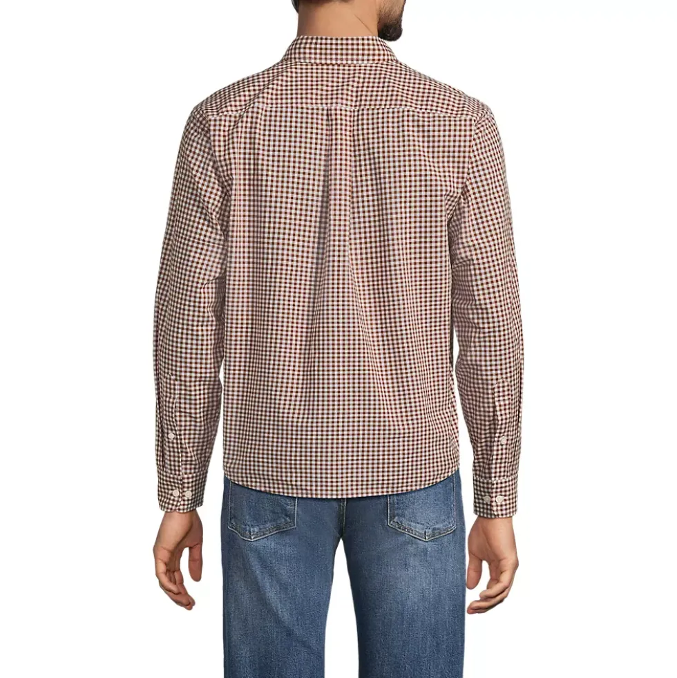 Men's Long Sleeve Poplin Shirt