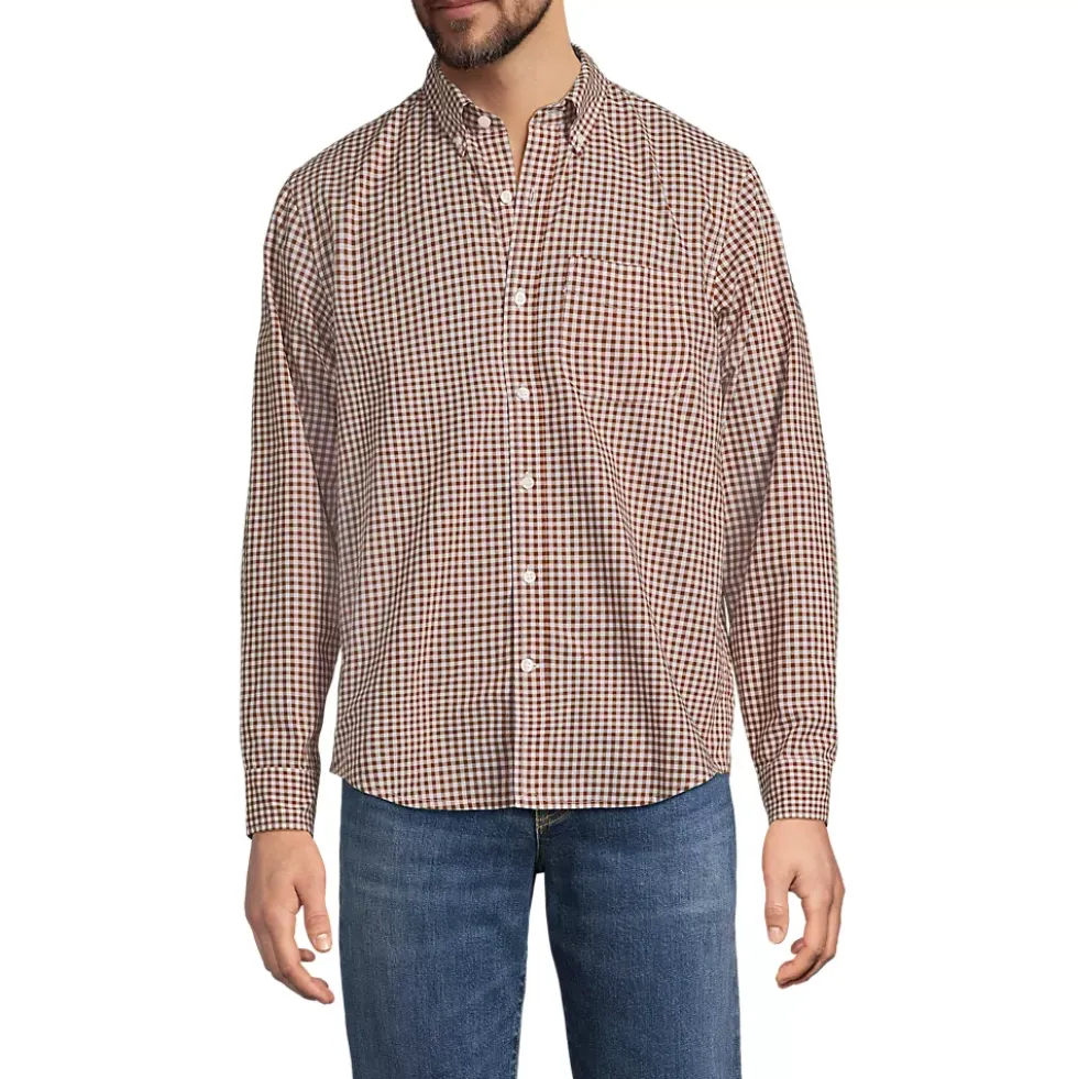 Men's Long Sleeve Poplin Shirt