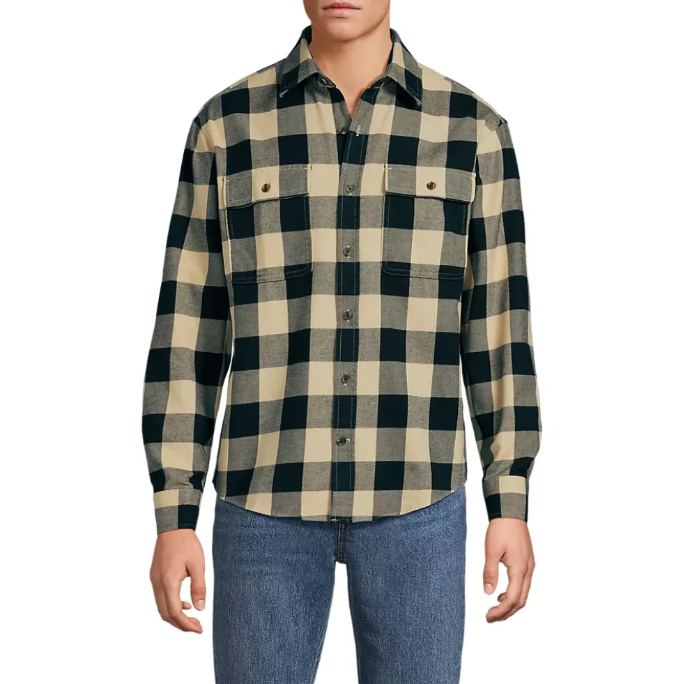 Men's Long Sleeve RainDefense Flannel Shirt