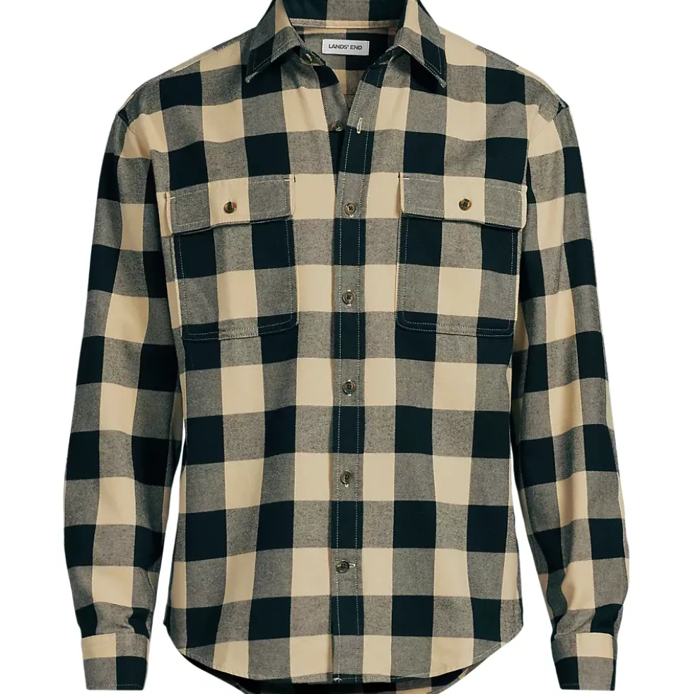 Men's Long Sleeve RainDefense Flannel Shirt