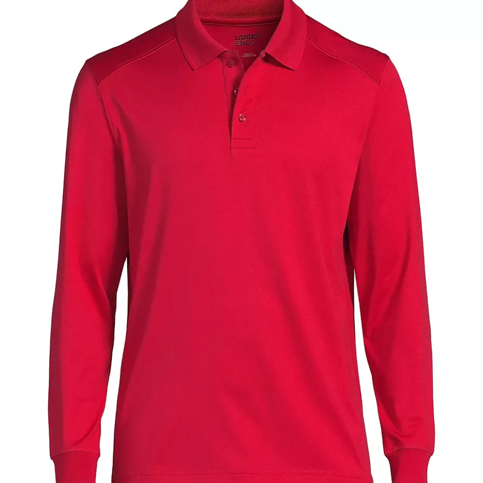 Men's Long Sleeve Rapid Dry Polo Shirt
