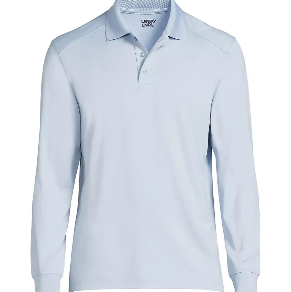 Men's Long Sleeve Rapid Dry Polo Shirt