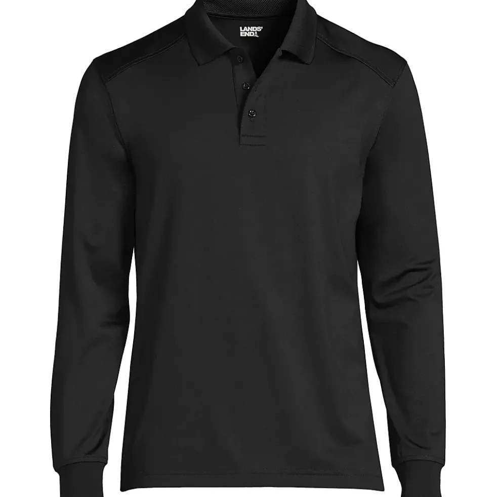 Men's Long Sleeve Rapid Dry Polo Shirt