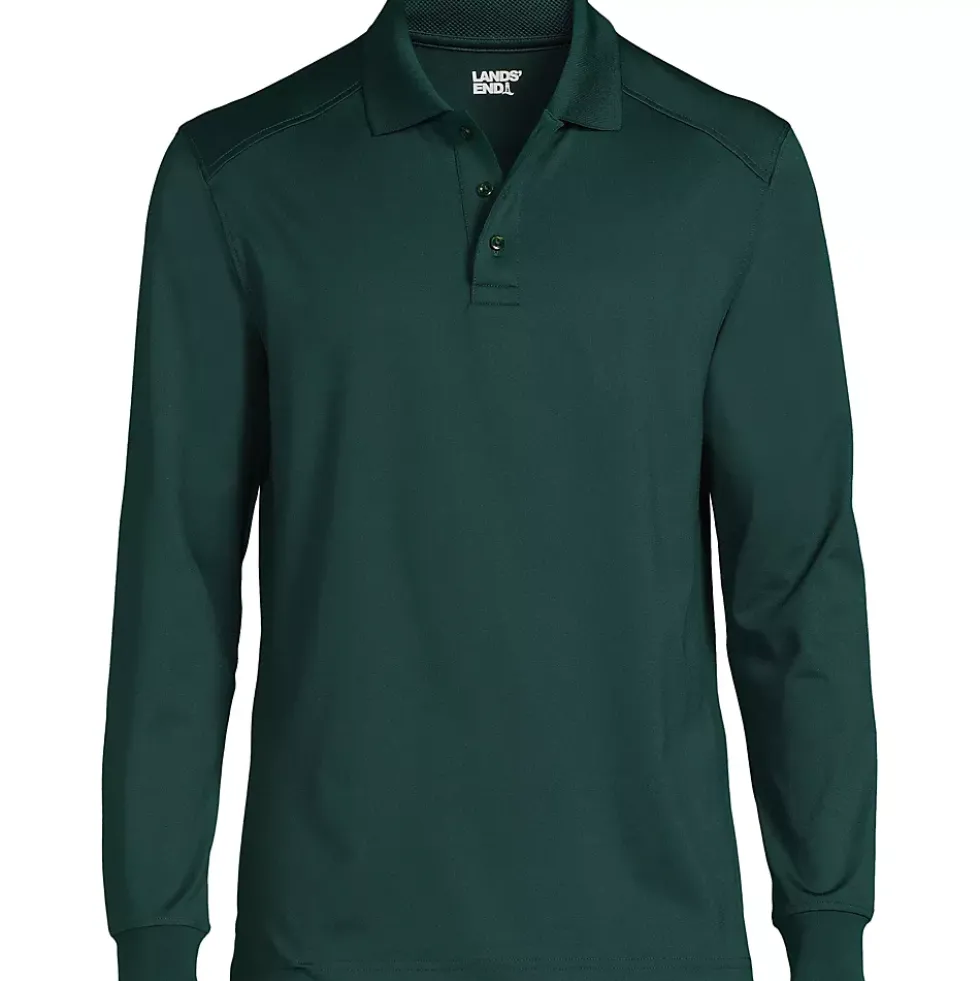 Men's Long Sleeve Rapid Dry Polo Shirt