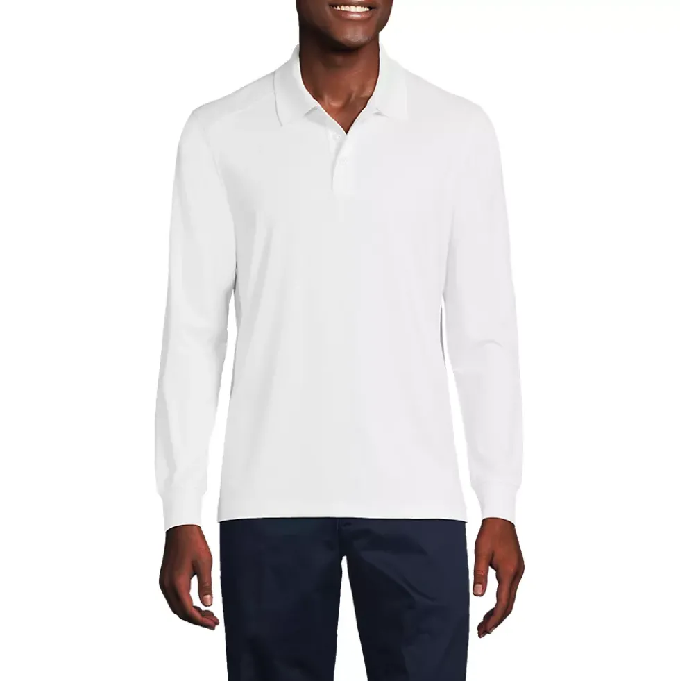 Men's Long Sleeve Rapid Dry Polo Shirt