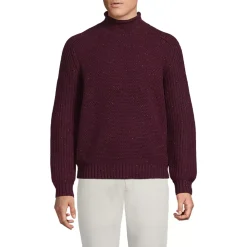 Men's Long Sleeve Roll Neck Sweater