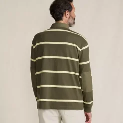 Men's Long Sleeve Rugged Rugby Polo