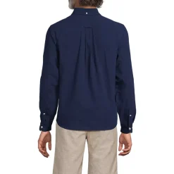 Men's Long Sleeve Seersucker Shirt