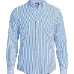 Men's Long Sleeve Seersucker Shirt