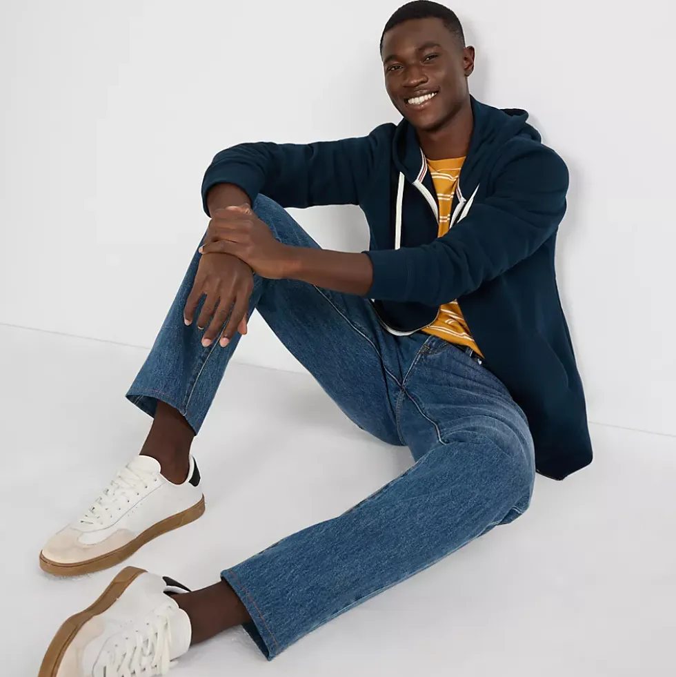 Men's Long Sleeve Serious Sweats Full Zip Hoodie