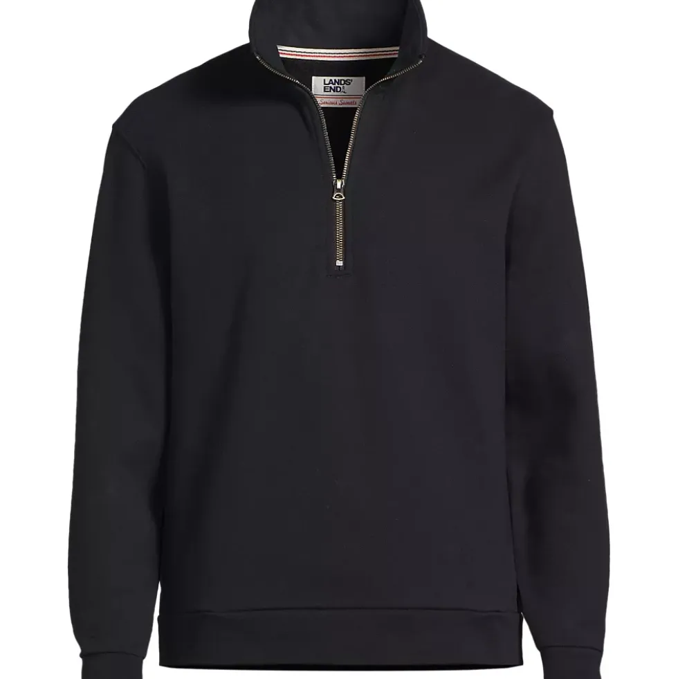 Men's Long Sleeve Serious Sweats Quarter Zip Sweatshirt