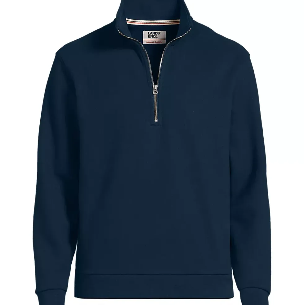 Men's Long Sleeve Serious Sweats Quarter Zip Sweatshirt