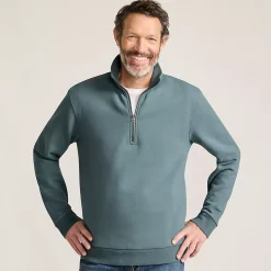Men's Long Sleeve Serious Sweats Quarter Zip Sweatshirt