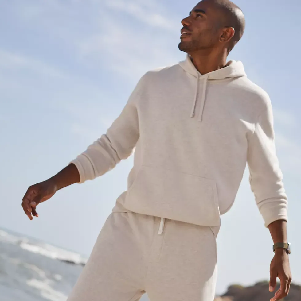 Men's Long Sleeve Serious Sweats Pullover Hoodie Sweatshirt
