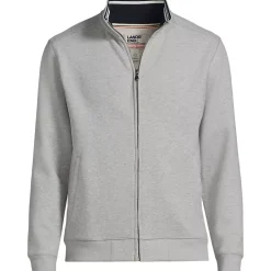 Men's Long Sleeve Serious Sweats Mock Full Zip
