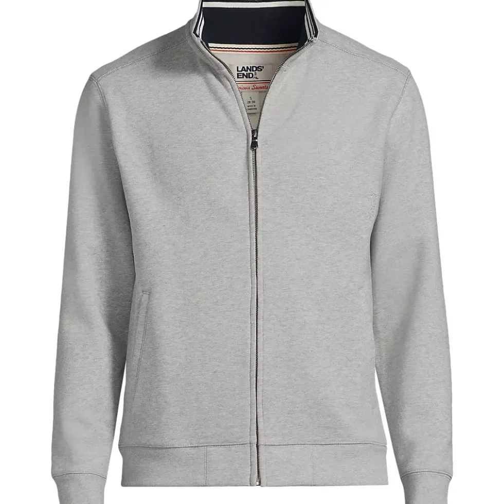 Men's Long Sleeve Serious Sweats Mock Full Zip