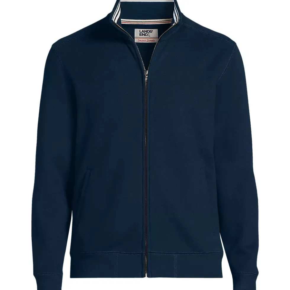 Men's Long Sleeve Serious Sweats Mock Full Zip