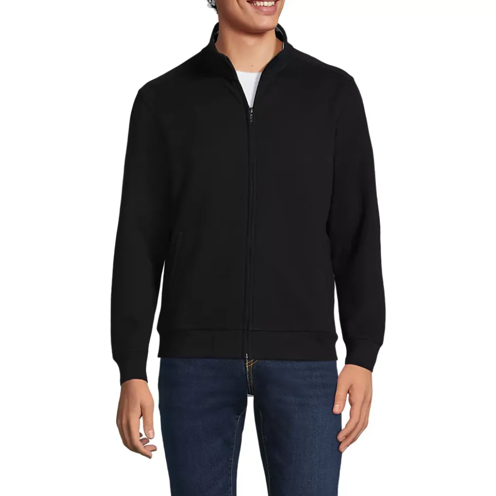 Men's Long Sleeve Serious Sweats Mock Full Zip