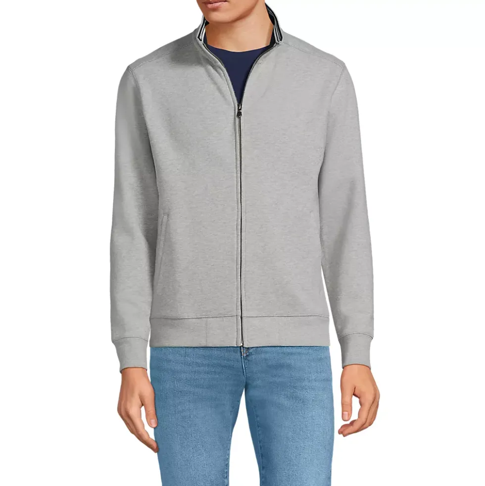 Men's Long Sleeve Serious Sweats Mock Full Zip
