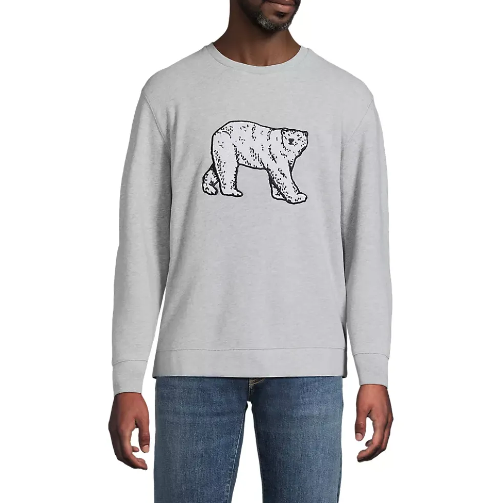 Men's Long Sleeve Serious Sweats Holiday Crew Sweatshirt