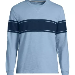 Men's Long Sleeve Slub Crew