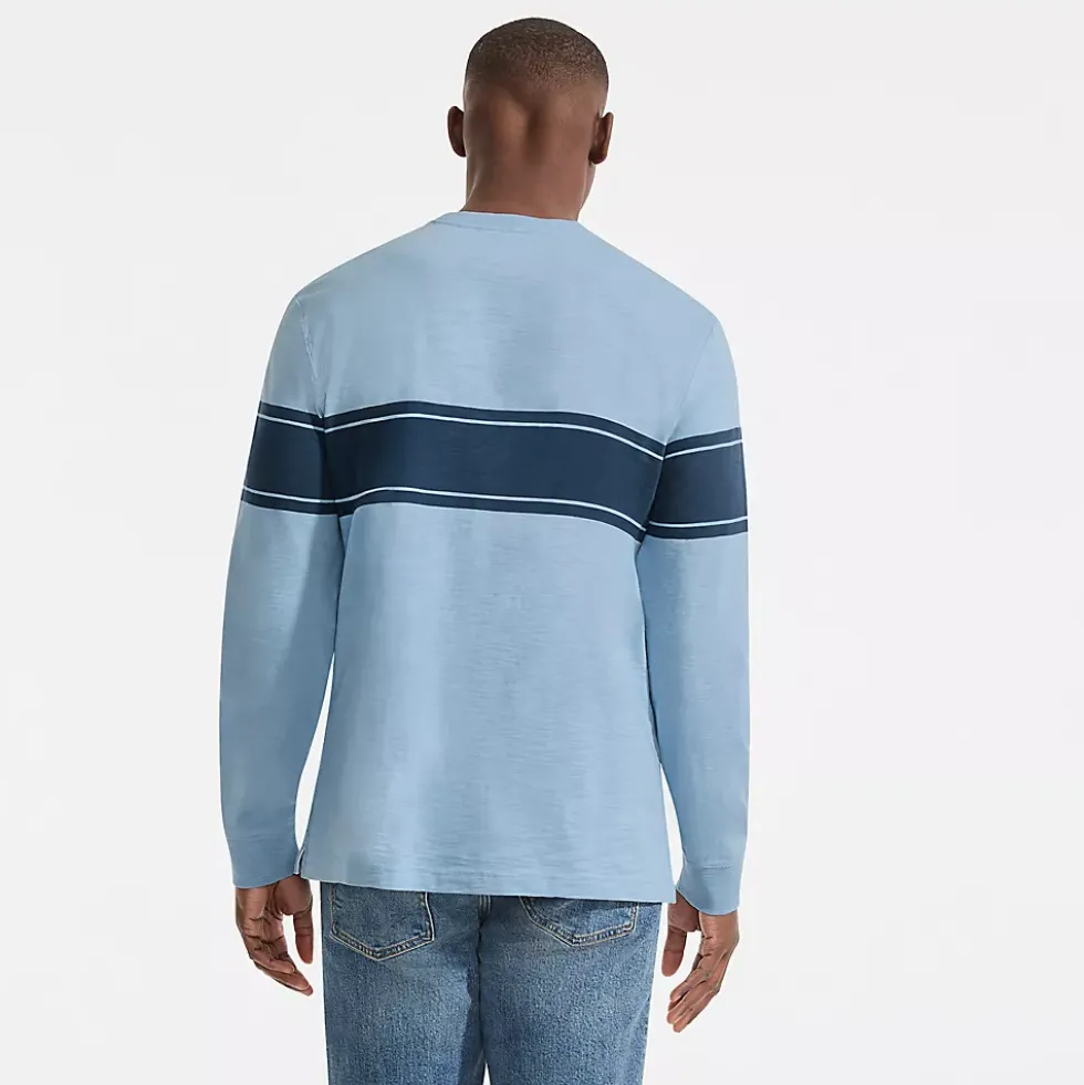 Men's Long Sleeve Slub Crew