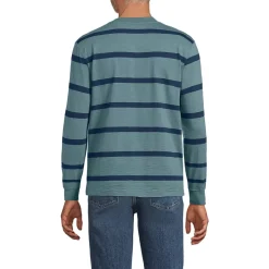 Men's Long Sleeve Slub Henley