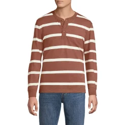 Men's Long Sleeve Slub Henley