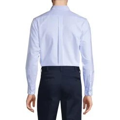 Men's Long Sleeve Striped Oxford Dress Shirt