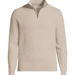 Men's Long Sleeve Summer Weight Quarter Zip