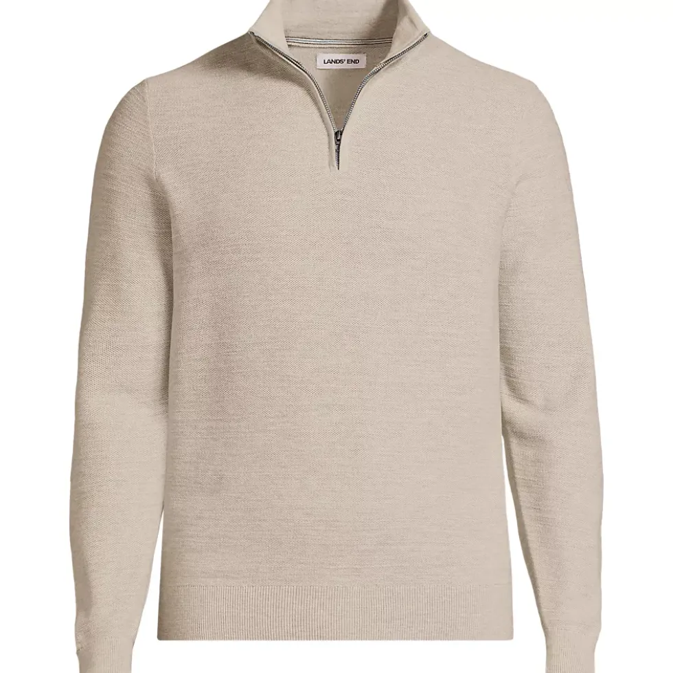 Men's Long Sleeve Summer Weight Quarter Zip