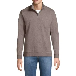 Men's Long Sleeve Travel Kit Pique Quarter Zip