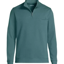 Men's Long Sleeve Travel Kit Pique Quarter Zip