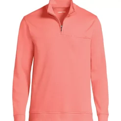 Men's Long Sleeve Travel Kit Pique Quarter Zip