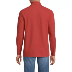 Men's Long Sleeve Waffle Quarter Zip