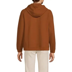 Men's Long Sleeve Waffle Quarter Zip Hoodie