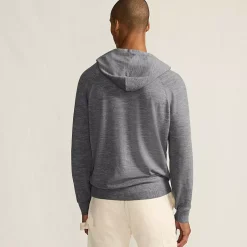 Men's Long Sleeve Washable Merino Pullover Hoodie