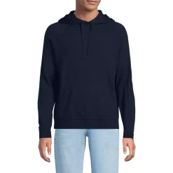 Men's Long Sleeve Washable Merino Pullover Hoodie