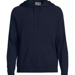 Men's Long Sleeve Washable Merino Pullover Hoodie