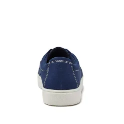 Men's Moc Toe Canvas Lace Up Sneakers