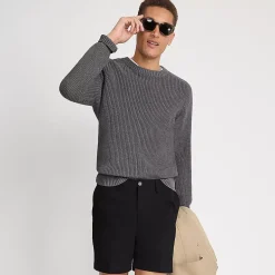 Men's No Iron 6" Comfort Waist Plain Front Chino Short