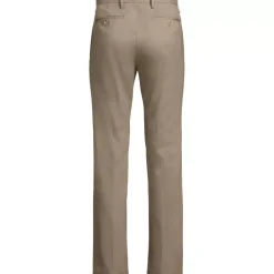 Men's No Iron Straight Fit Plain Front Chino Pant
