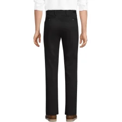 Men's No Iron Straight Fit Plain Front Chino Pant