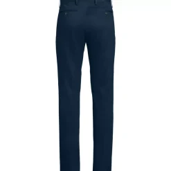 Men's No Iron Straight Fit Plain Front Chino Pant