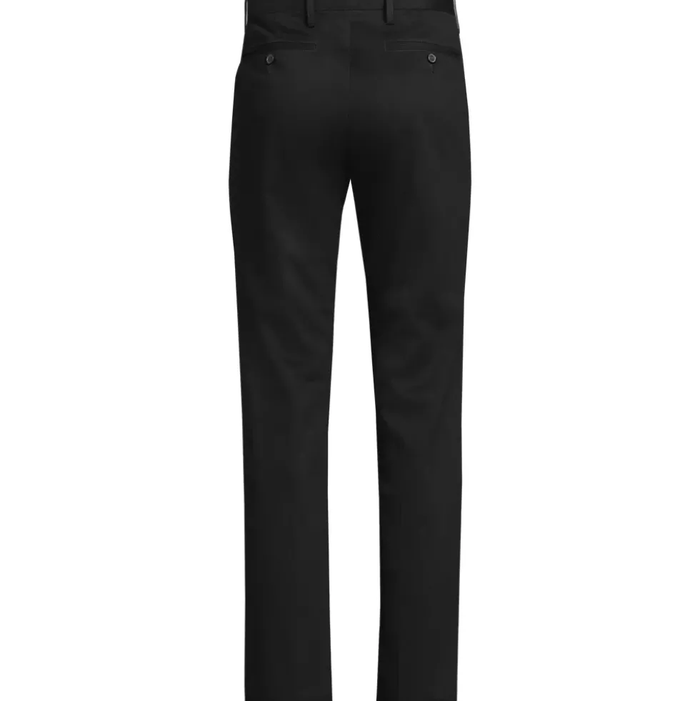 Men's No Iron Straight Fit Plain Front Chino Pant