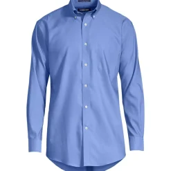 Men's No Iron Supima Cotton Pinpoint Buttondown Collar Dress Shirt
