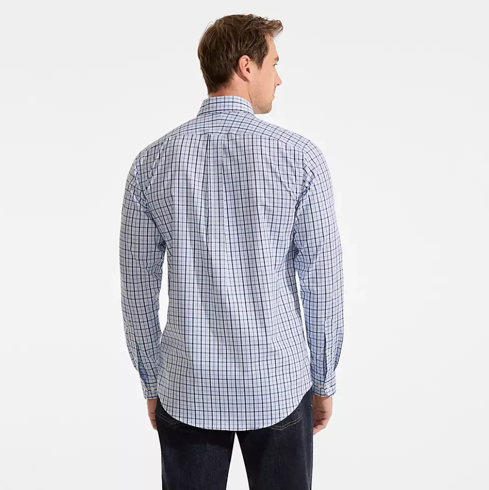 Men's No Iron Supima Cotton Pinpoint Buttondown Collar Dress Shirt