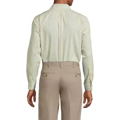 Men's No Iron Supima Cotton Pinpoint Buttondown Collar Dress Shirt
